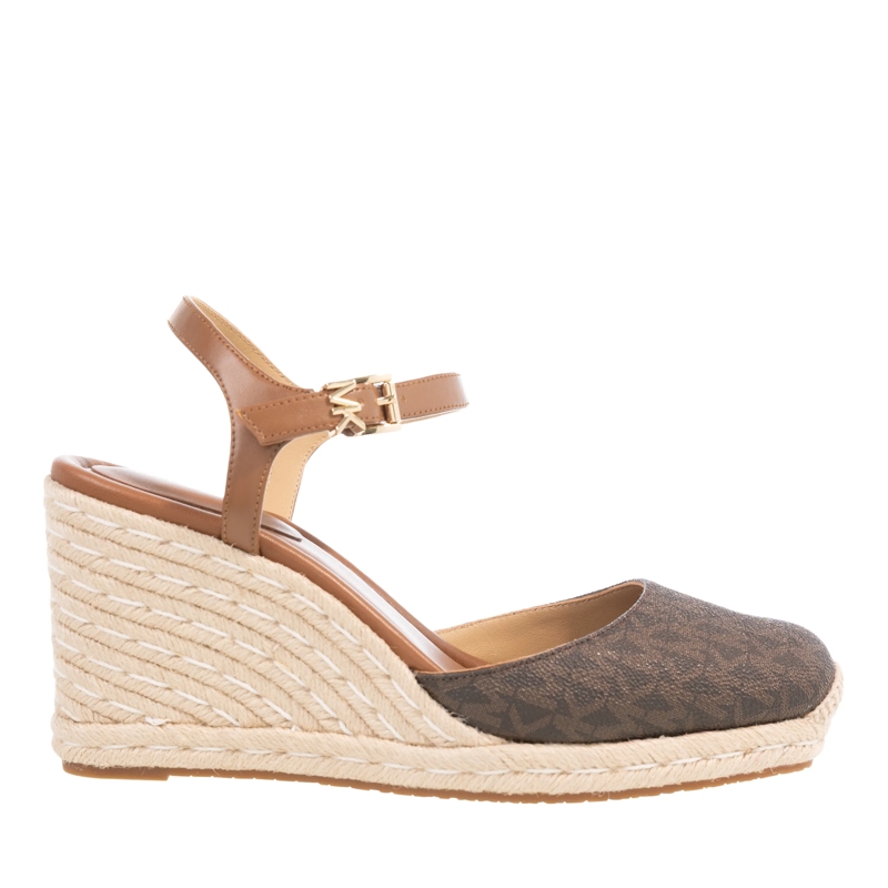 MICHAEL Michael Kors Plateausandalen Kenzie Wedge Brown