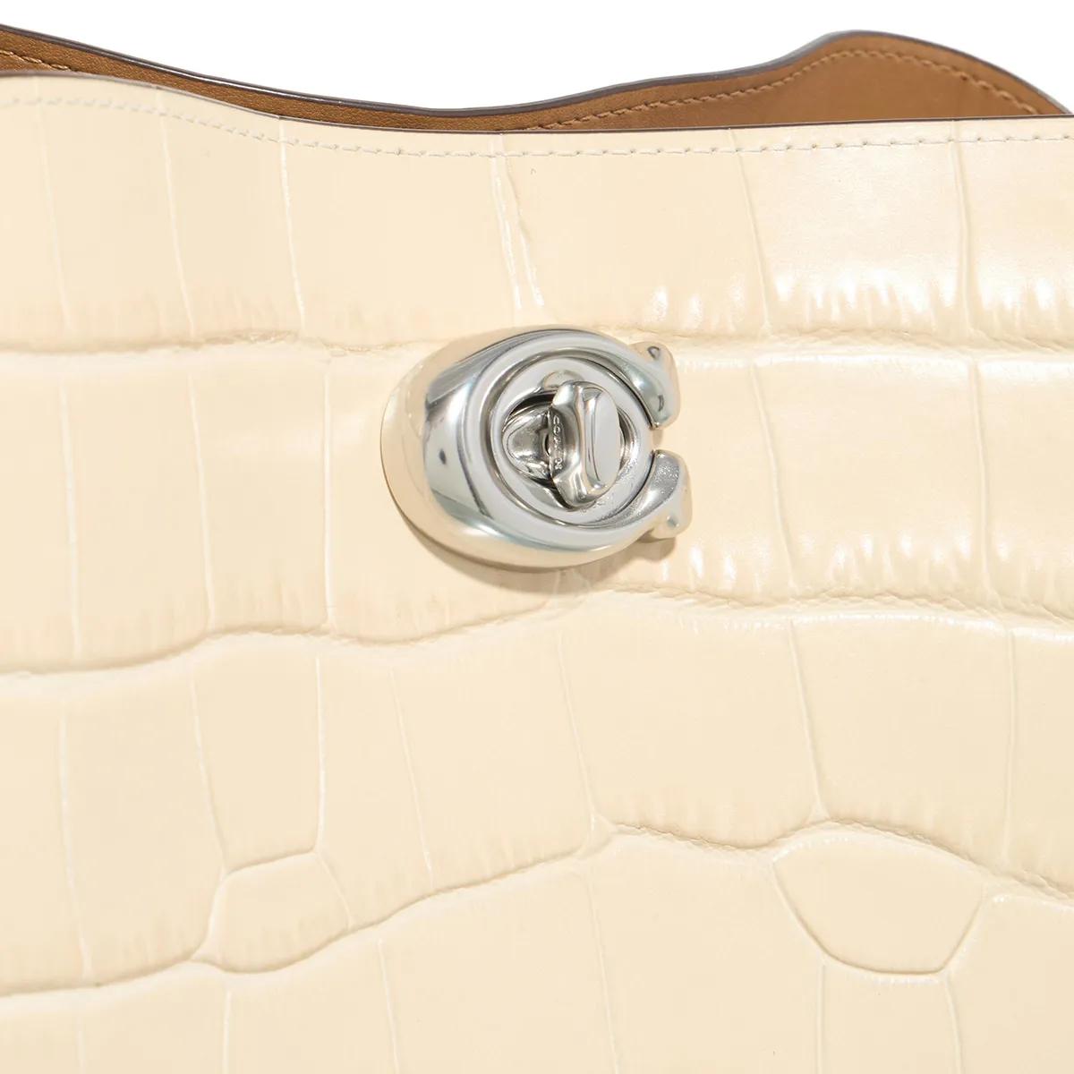 Coach Crossbody bags Embossed Croc Willow Shoulder Bag in crème