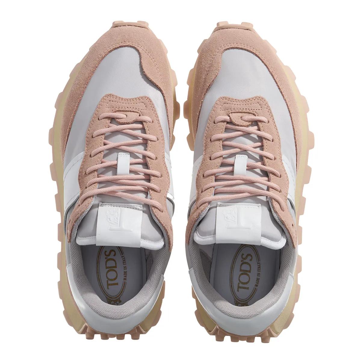 TOD'S Low-Top Sneakers Sportiva Run 25K Allacciata in beige