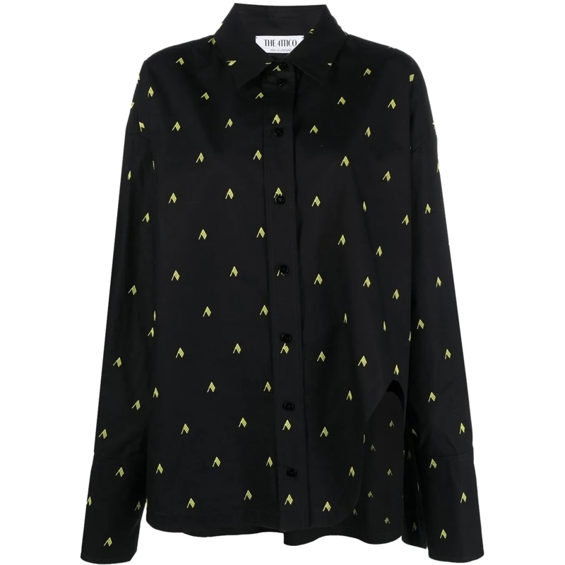 The Attico Chemisier Shirts Black schwarz