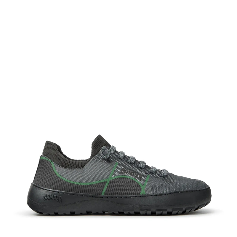 Camper Low-Top-Sneaker Der sportlichste Peu kombiniert extralanglebige Ma grau