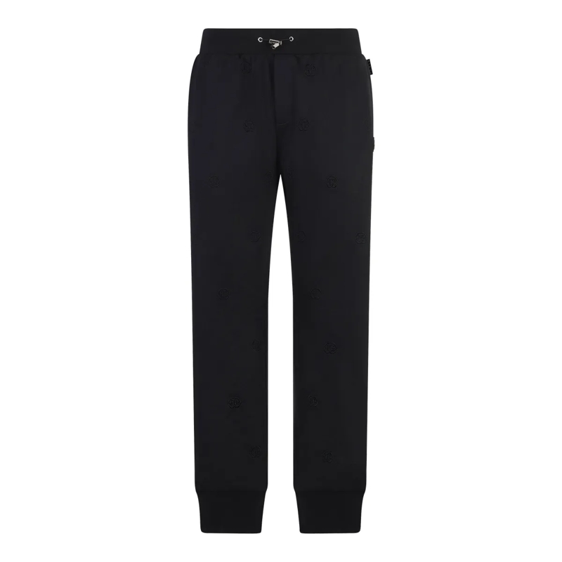 Philipp Plein Jogginghose Tracksuit Joggers Monogram Embroidery schwarz