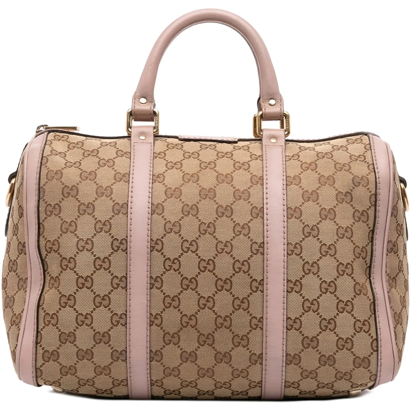 Gucci Sac à bandoulière Medium GG Canvas Joy Boston Bag braun
