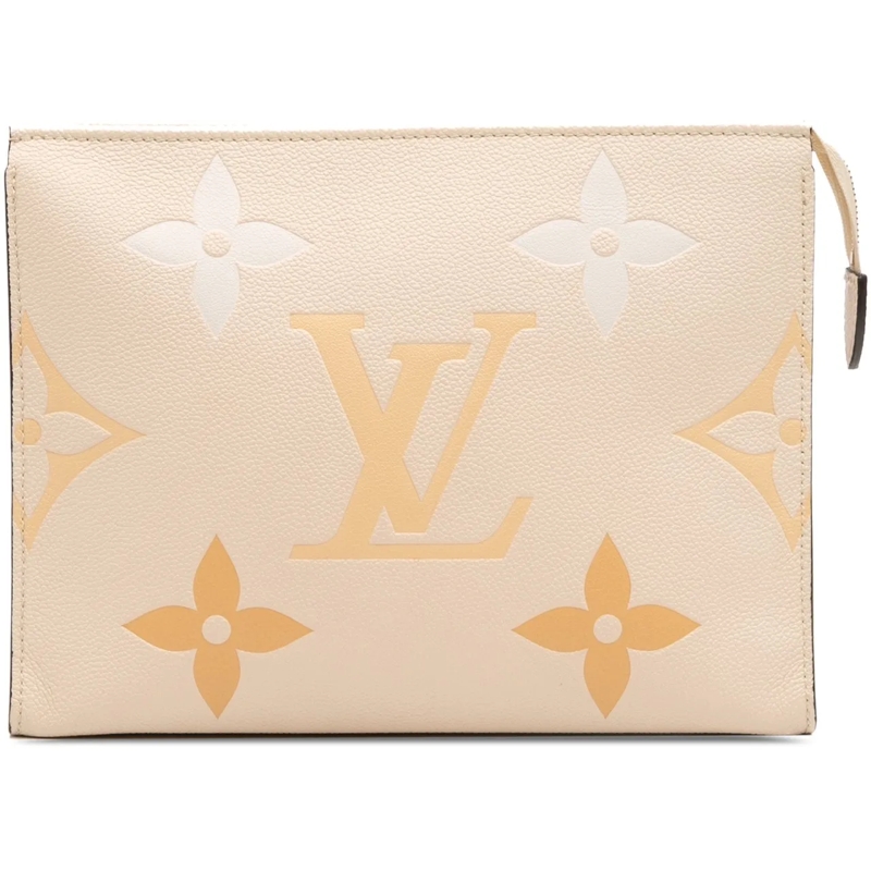 Louis Vuitton Pochette Monogram Empreinte Giant By The Pool Toiletry Pouc braun