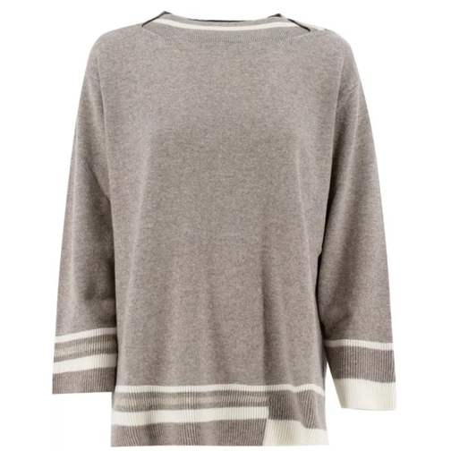 Panicale Soft Blend Wool Sweater Neutrals 