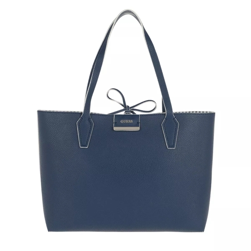 Guess Bobbi Inside Out Tote Blue Tote