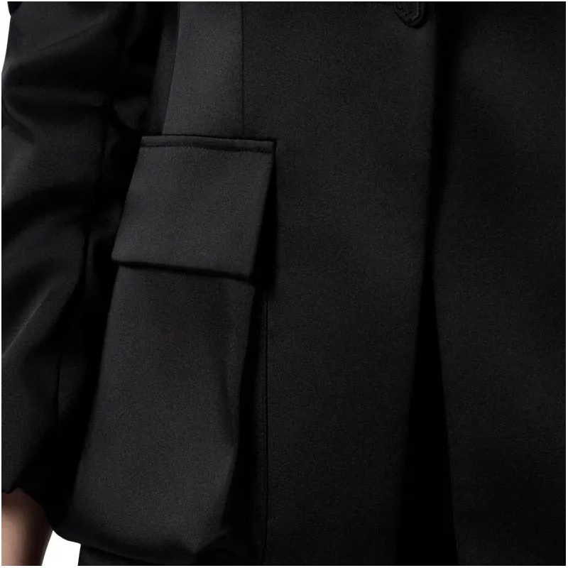 Philipp Plein Blazer Satin Cargo Fit Blazer schwarz(Image 5)