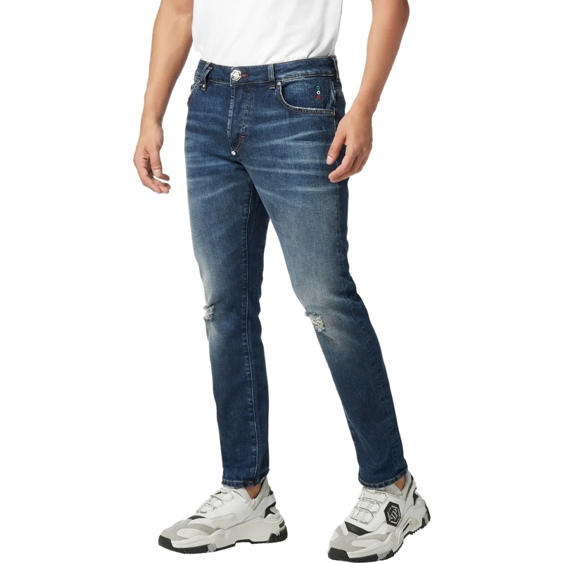 Philipp Plein Skinny-Leg-Jeans Skinny Essential jeansblau(Image 3)