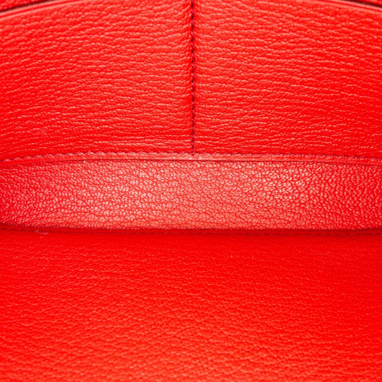 Thumbnail - Hermès Portemonnaie - Epsom Flag Kelly Longue Wallet - Gr. unisize - in Orange - für Damen