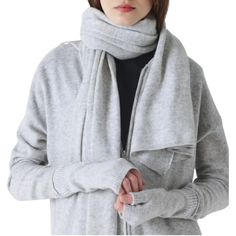ABSOLUT CASHMERE Écharpe en laine Absolut Cashmere Infinity Sjaals Lichtgrijs Acf202 grau