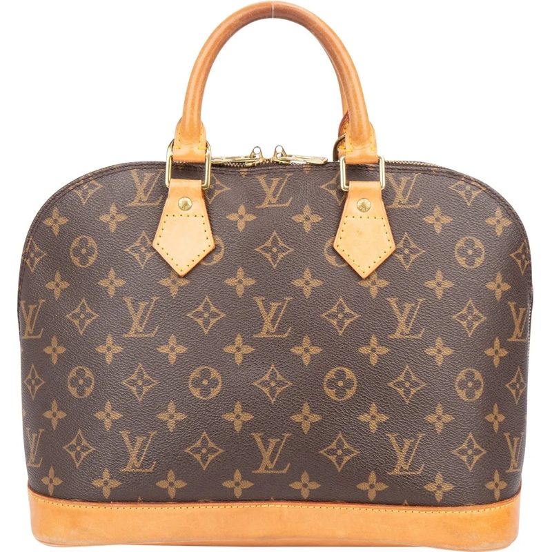 Louis Vuitton Tote Louis Vuitton Canvas Monogram Alma PM Handbag braun