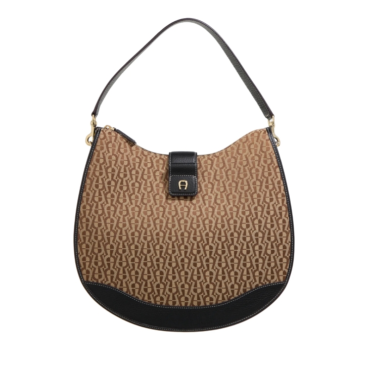 AIGNER Emea Black Hobo Bag