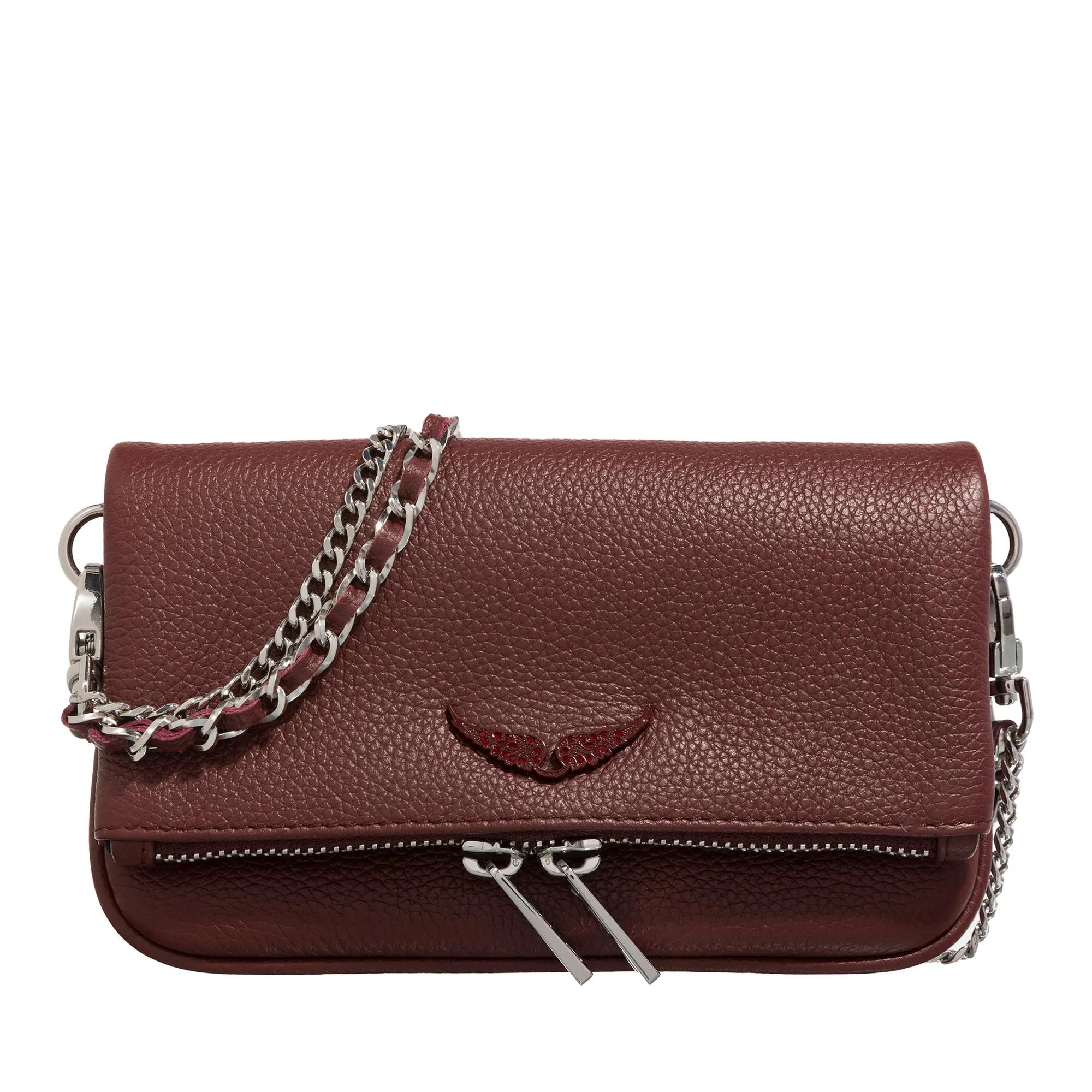 Zadig & Voltaire Crossbody Bags - Rock Nano Grained Leather - Gr. unisize - in Rot - für Damen