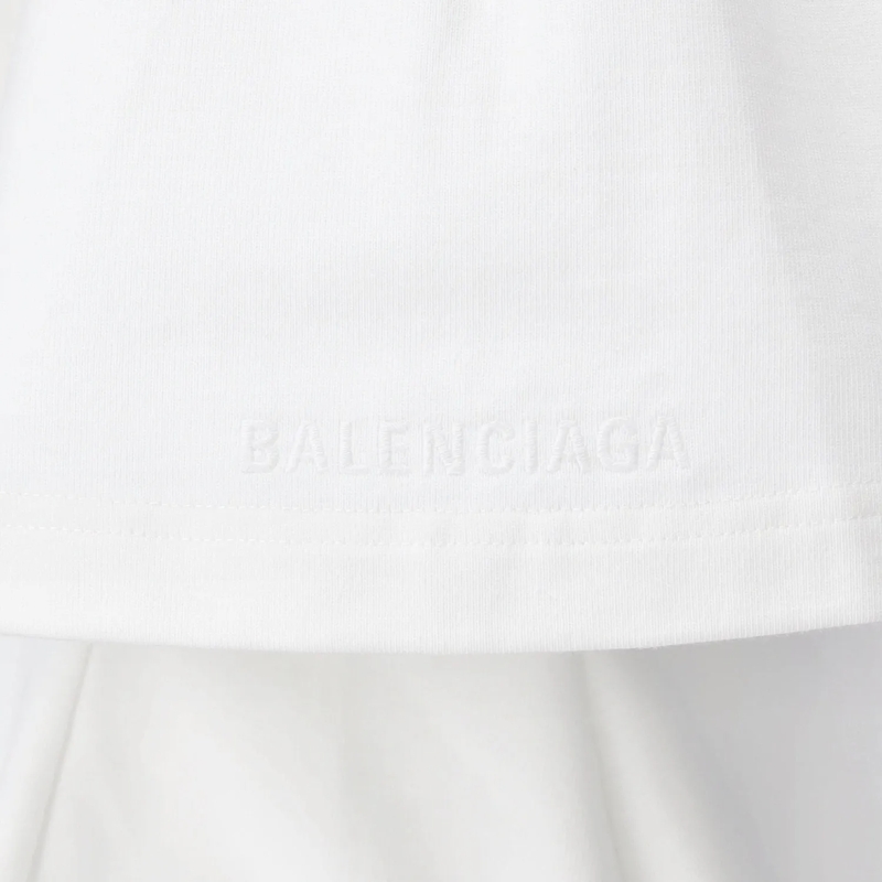 Balenciaga T-Shirt Tailliertes T-Shirt weiß(Image 5)