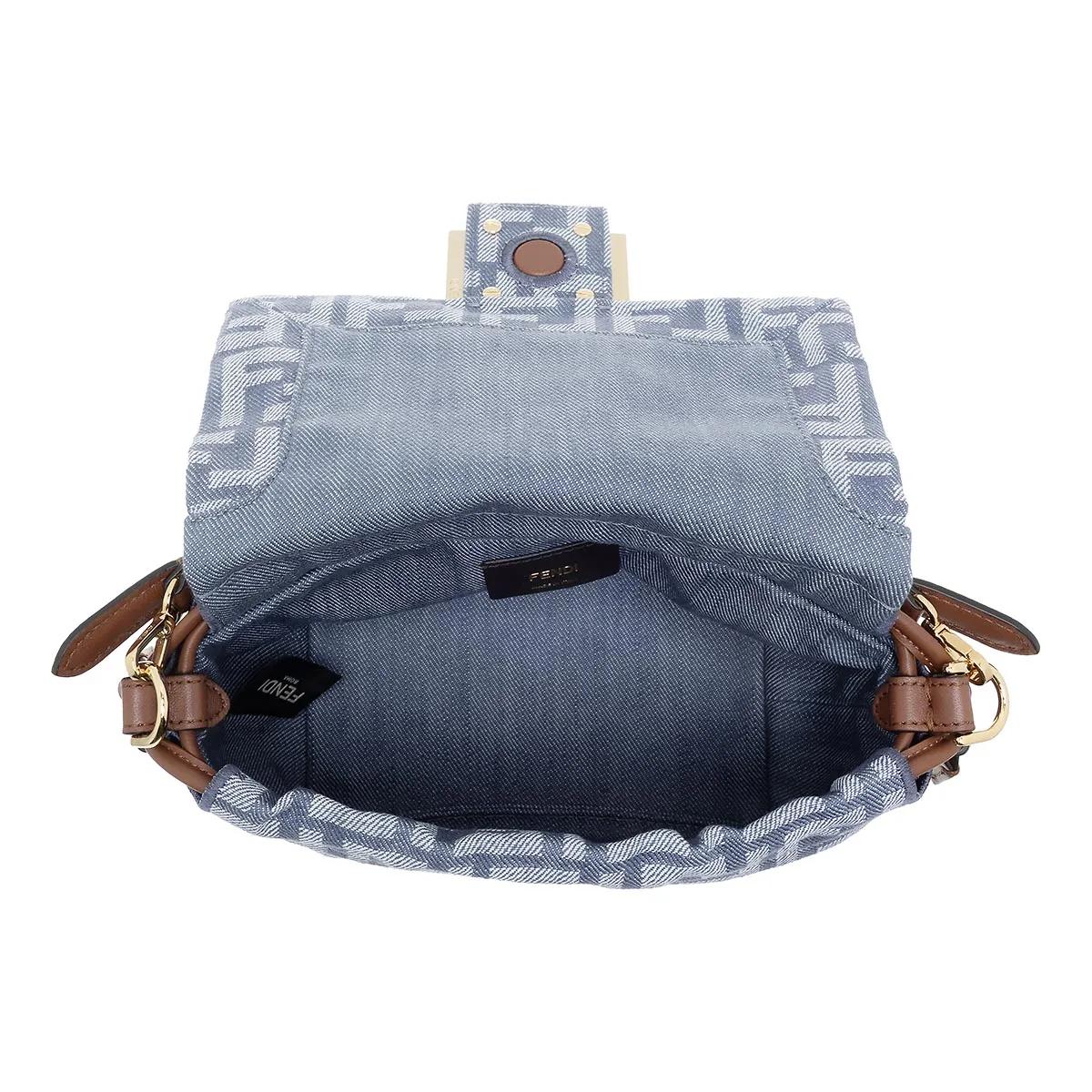 Fendi Crossbody bags Mamma Baguette Bucket Bag in grijs