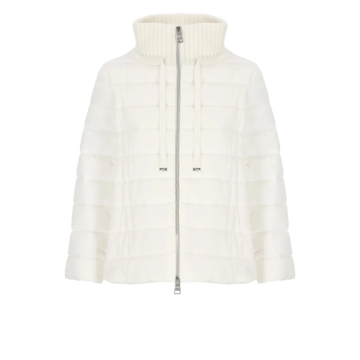 Herno Resort Quilted Down Jacket White Giacca di transizione