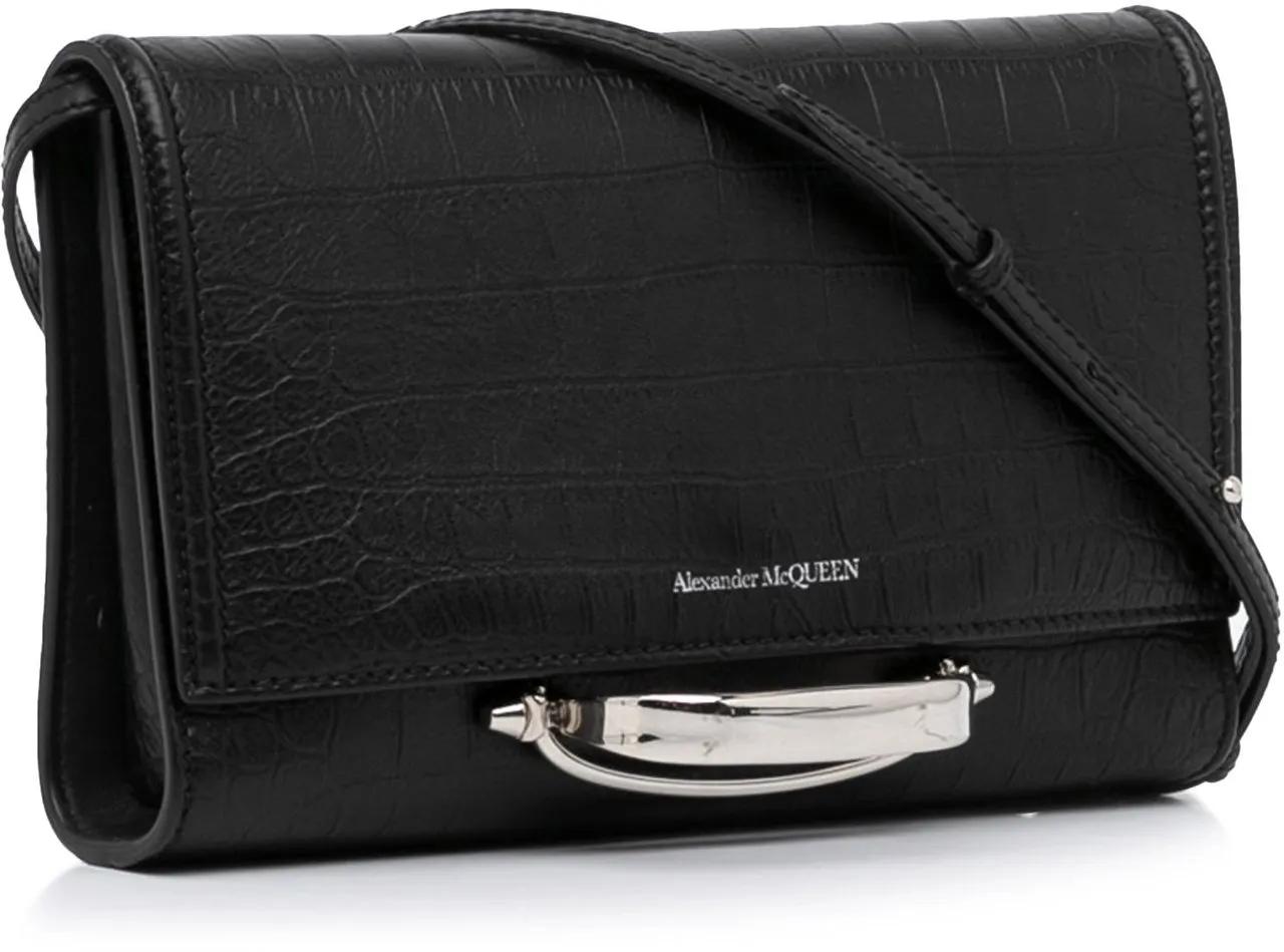 Alexander mcqueen Shoppers The Story Crossbody in zwart
