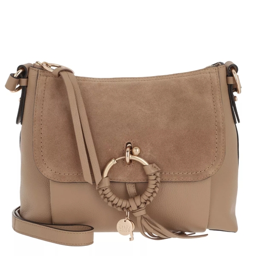 See By Chloé Joan Grained Shoulder Bag Leather Coconut Brown Satchel
