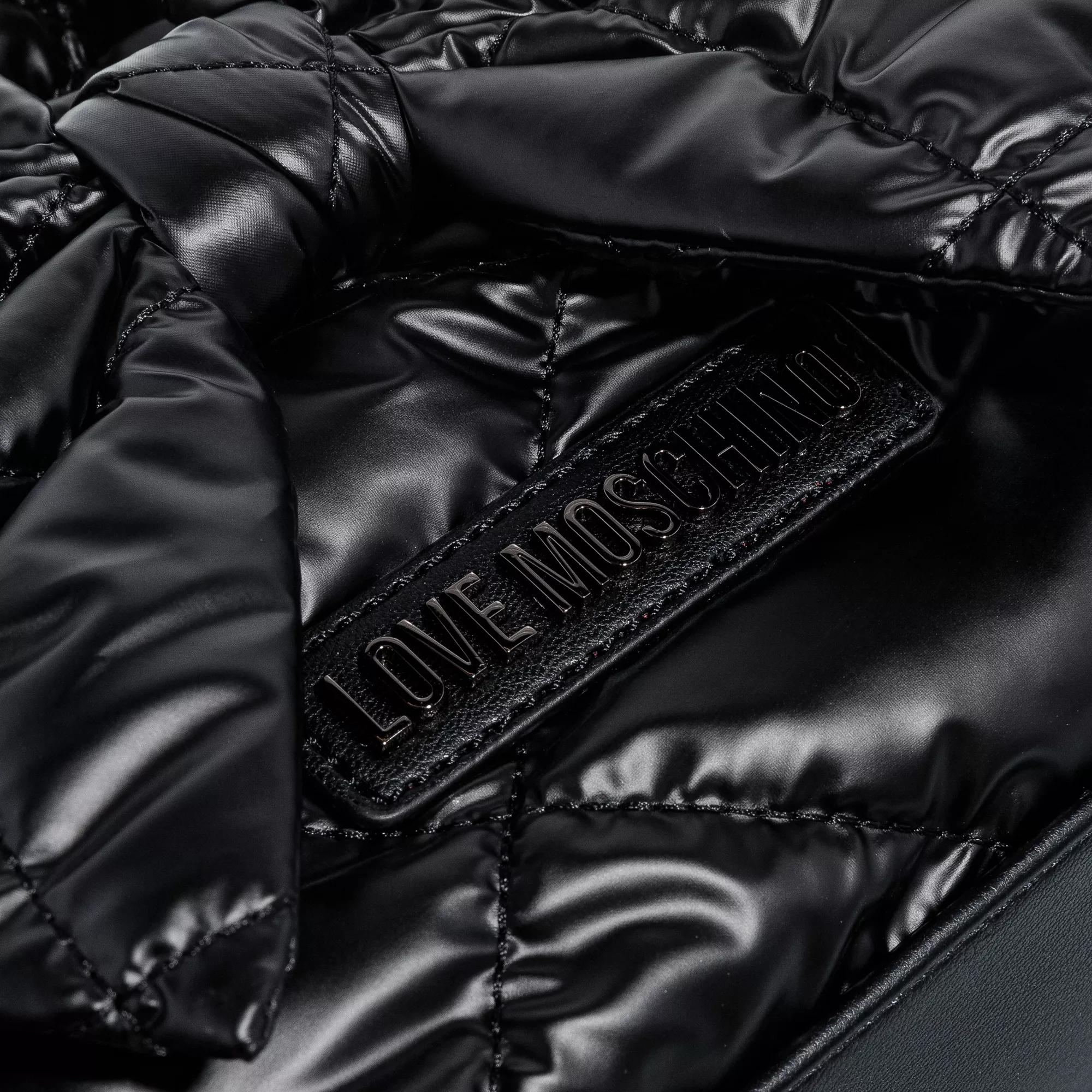 Love Moschino Bucket bags Sparkling Items in zwart