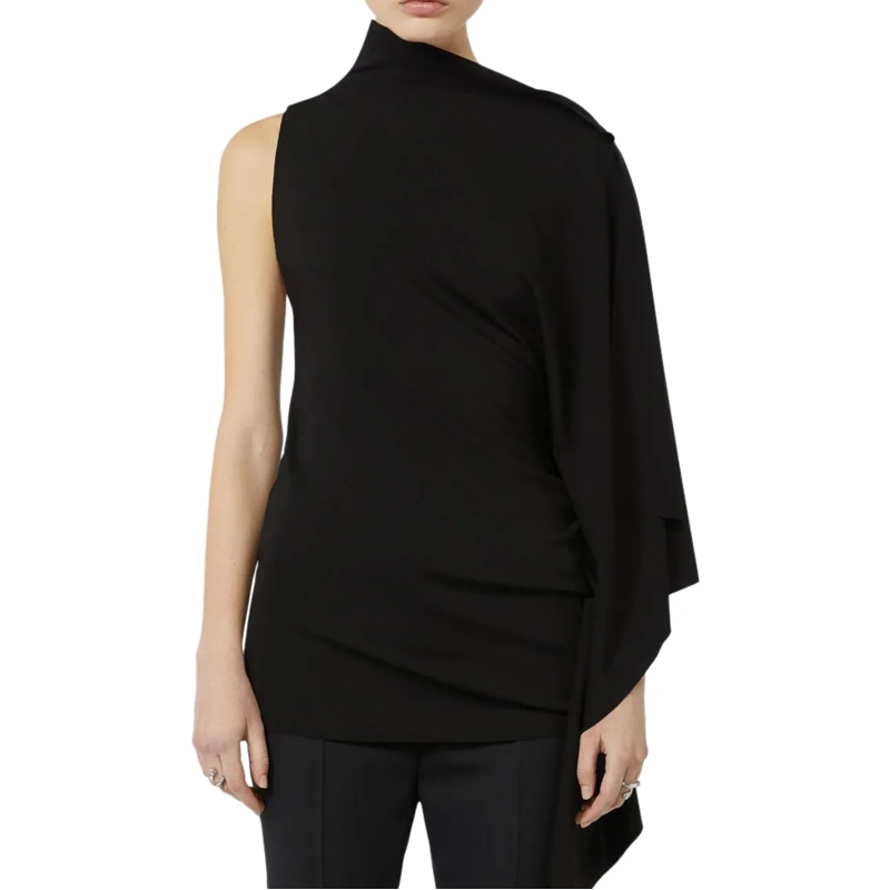 Sportmax T-Shirt Top Black schwarz