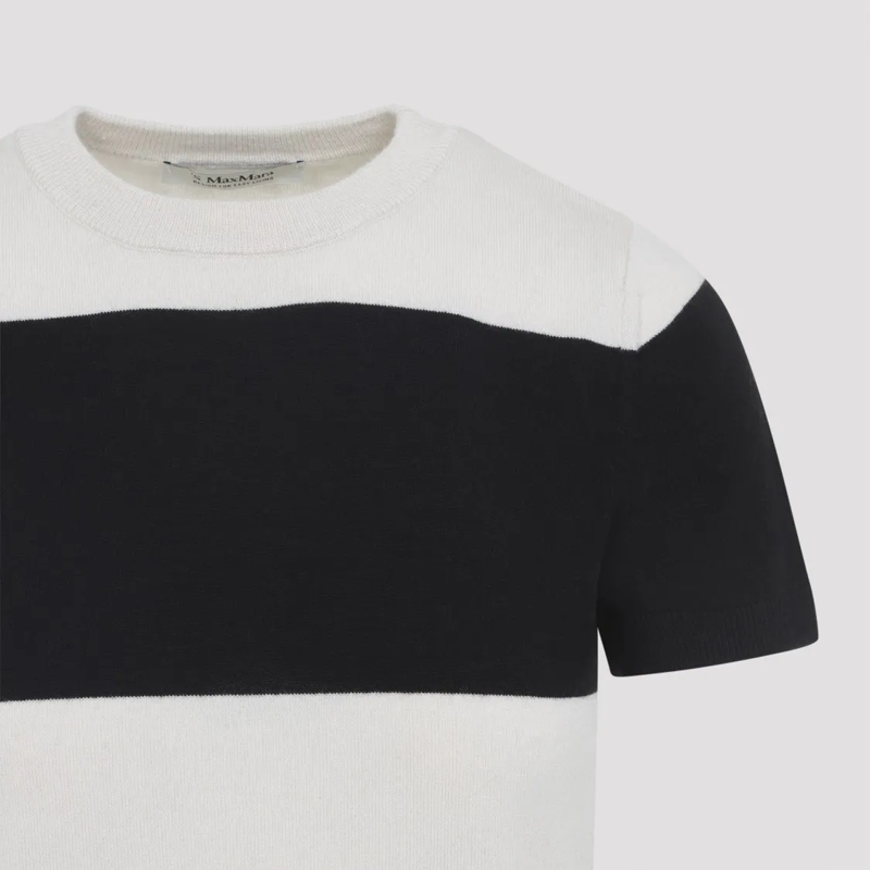 Max Mara Pullover Wool Sweater In Nude & Neutrals Black(Image 3)