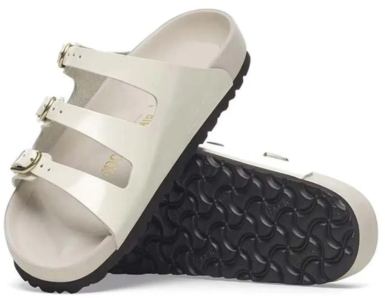 Thumbnail - Birkenstock Sandalen - Sandals Shine Ecru - Gr. 39 (EU) - in Bunt - für Damen