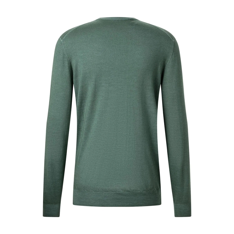 FILIPPO DE LAURENTIIS Pullover Pullover aus Merinowolle blau(Image 2)