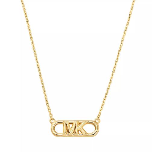 Michael Kors Michael Kors 14K Gold-Plated Sterling Silver Empir Gold Kurze Halskette