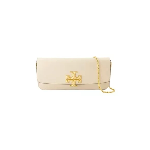 Tory Burch Eleanor Clutch - Leather - Beige Neutrals Pochette