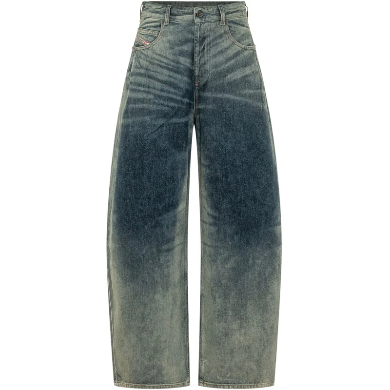 Diesel Jeans Boyfriend Jeans a Gamba Ampia blau