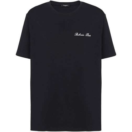 Balmain T-Shirts Cotton Logo T-shirt mehrfarbig