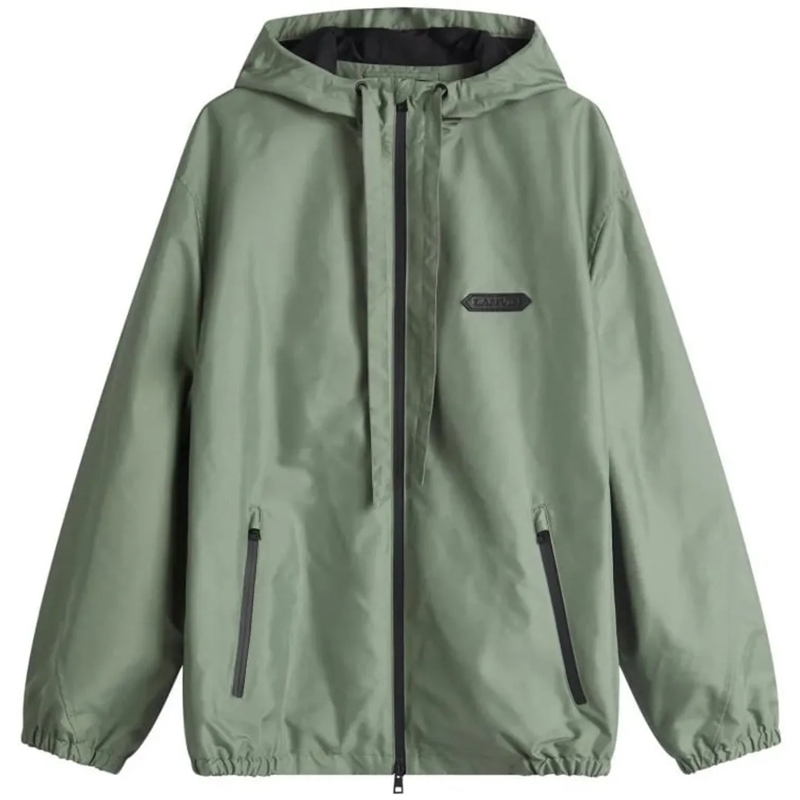 Lanvin Daunenjacke regenjas groen grün