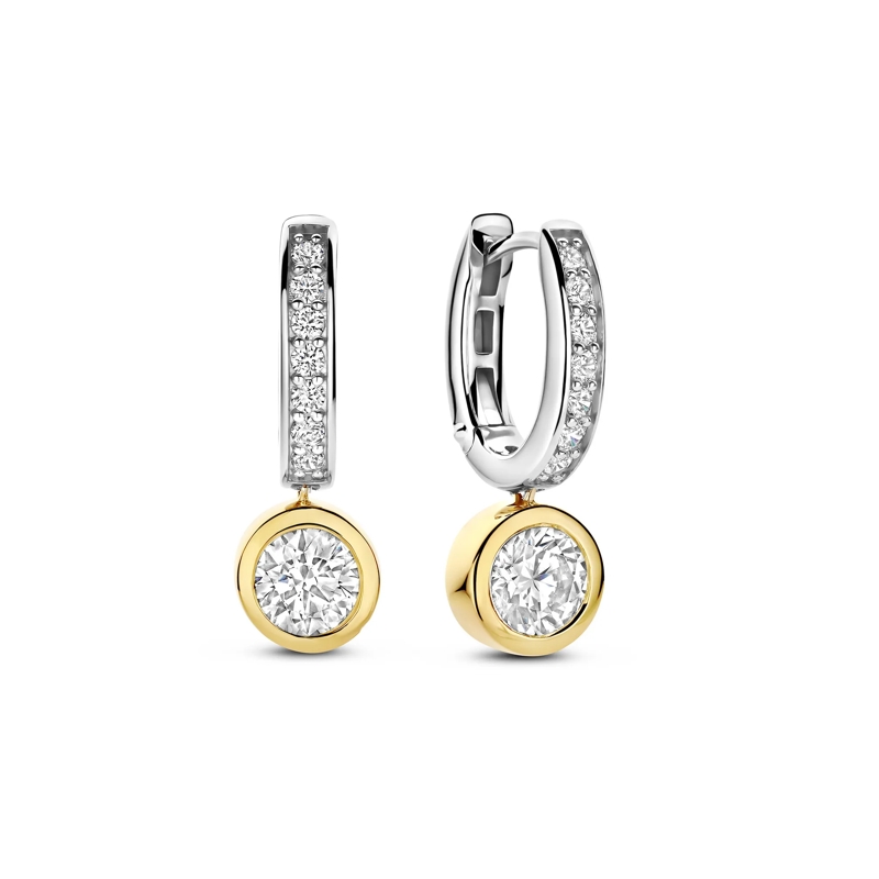 Ti Sento Ohrstecker 925er Sterlingsilber Ohrringe gold