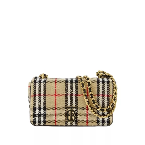 Burberry Ll Sm Lola C Bch Hobo Bag - Beige - Cotton Brown Baguetteväska