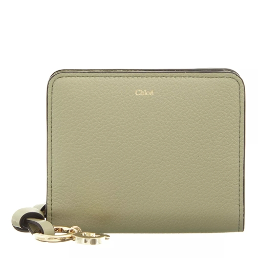 Chloé Wallet Faded Green Bi-Fold Portemonnee