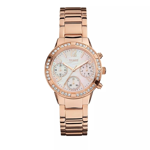 Guess Ladies Sport Rose Gold Tone Chronograph