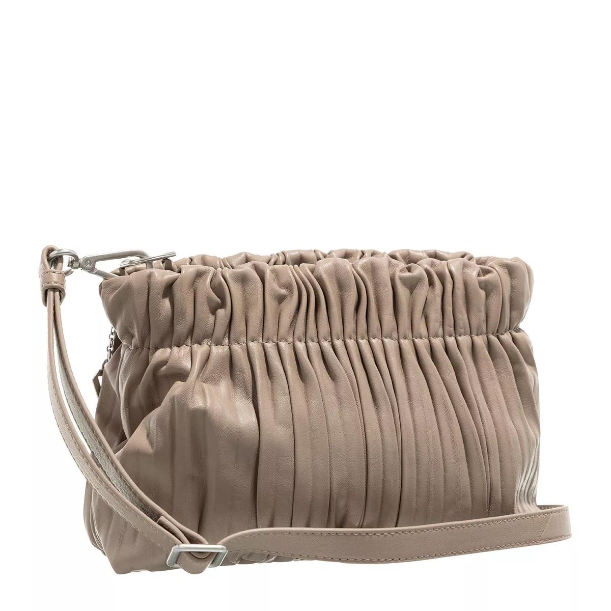 LES VISIONNAIRES Crossbody bags Blair Pleated in taupe