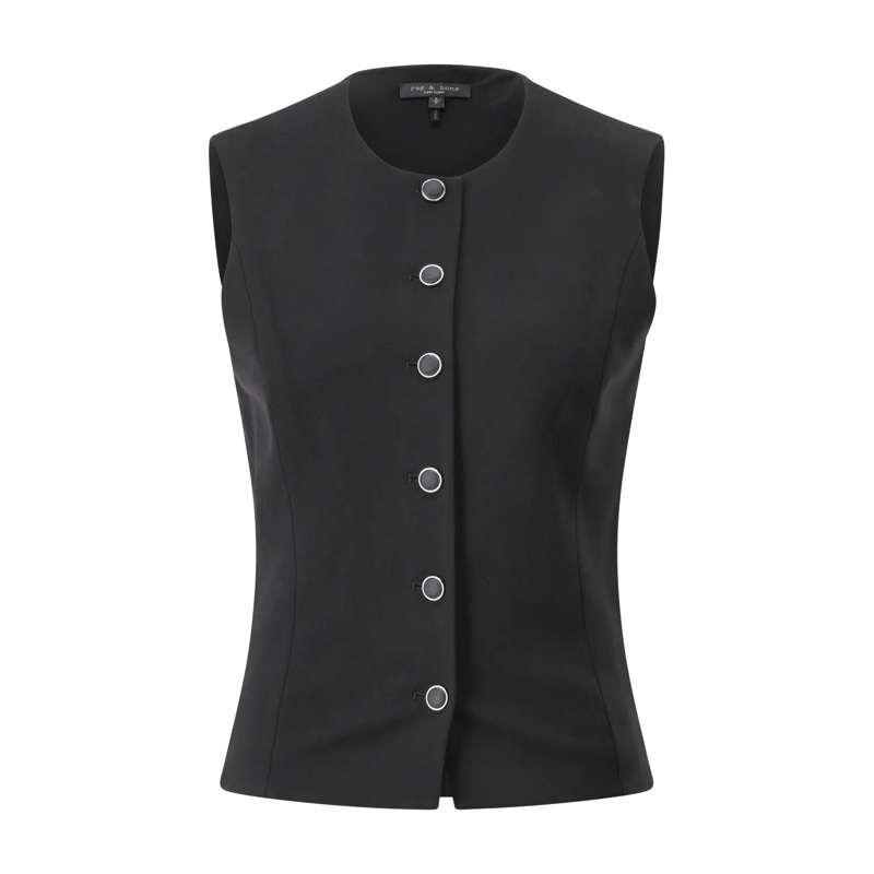 Rag & Bone Vest Weste Irina schwarz