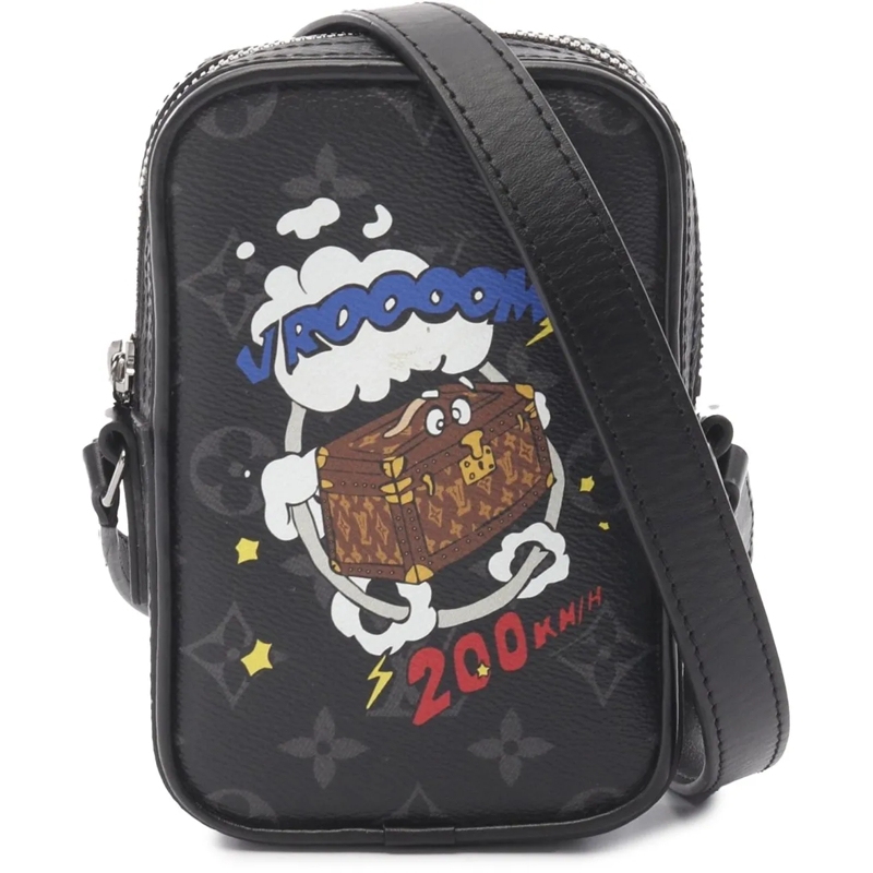 Louis Vuitton Schultertasche Monogram Eclipse Danube PPM schwarz