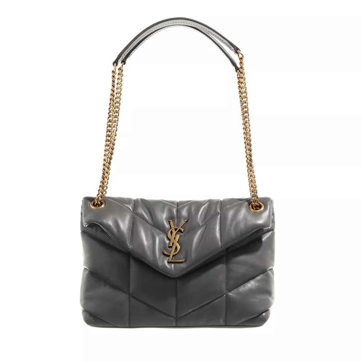 Small Puffer in quilted Lambskin leather, Saint Laurent