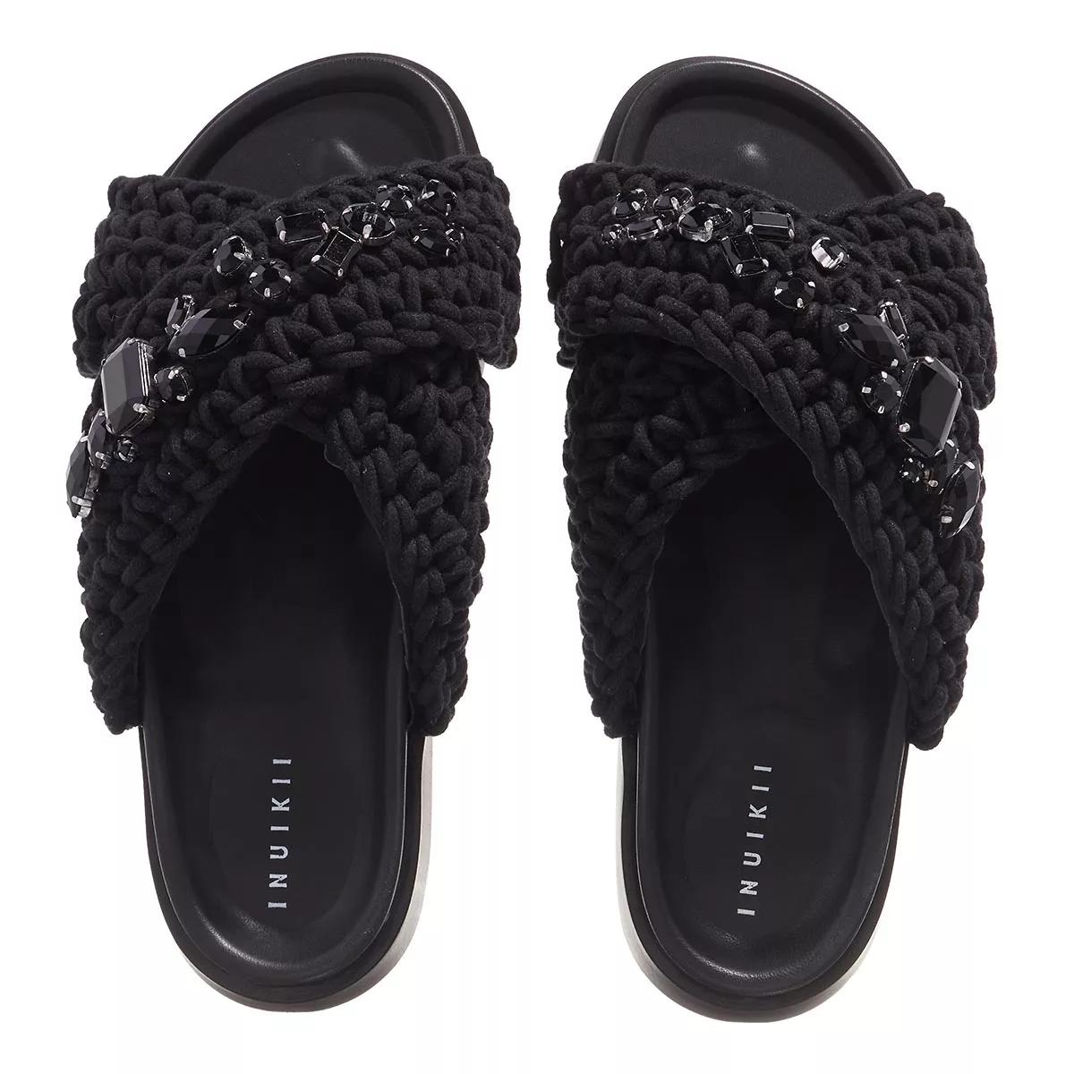 INUIKII Woven Stones True Black Slide