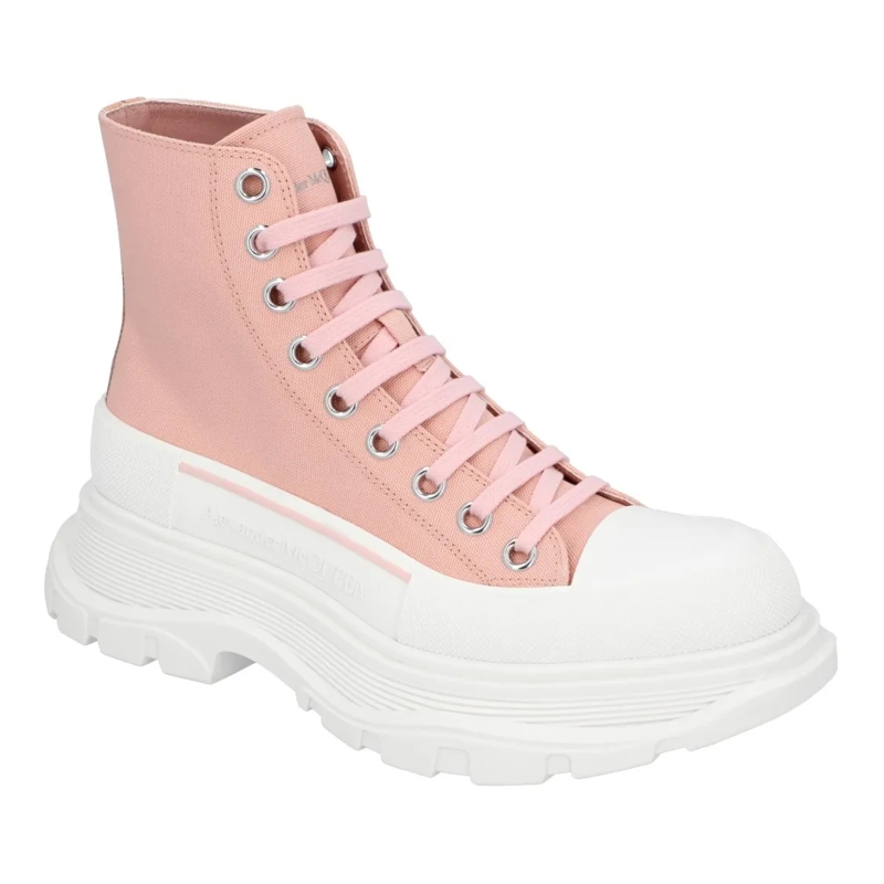 Alexander McQueen Bottes Tread Slick Boots 'Pink' Pink