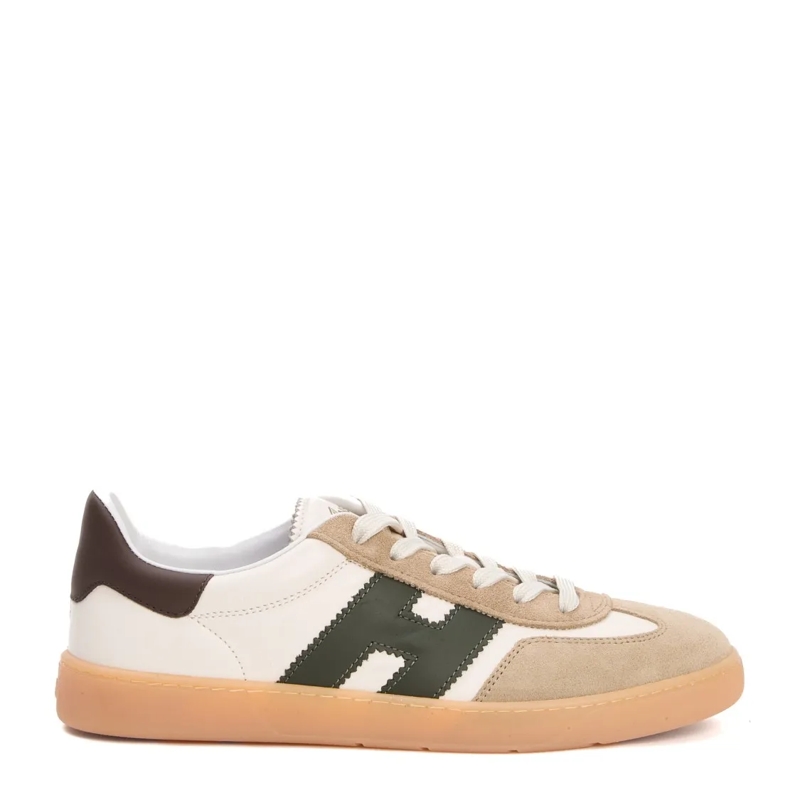 Hogan Lage-top sneaker Cool Leather Cream Cam Beige Sneakers Neutrals