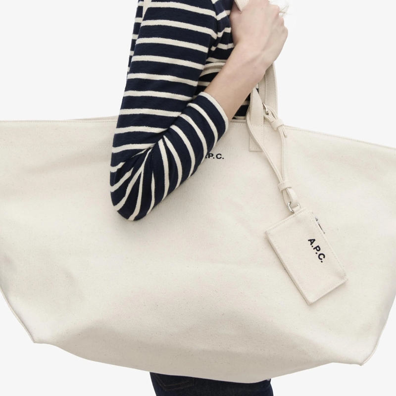 A.P.C. Boodschappentas Le Drummer Toile Aad Ecru(Image 2)
