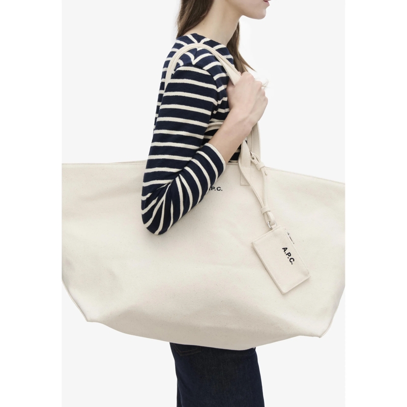 A.P.C. Shopper Le Drummer Toile Aad Ecru(Image 3)