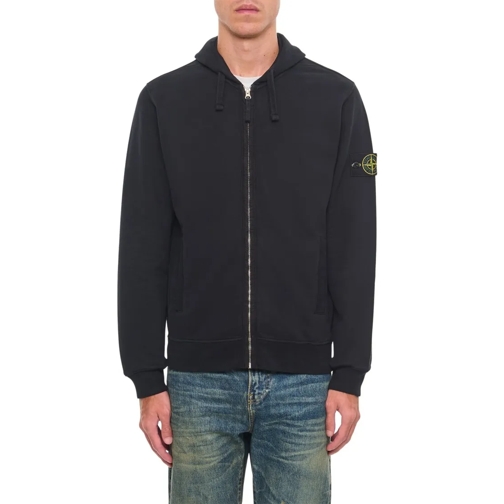 Stone Island Hoodie Hoodie With Zip Black