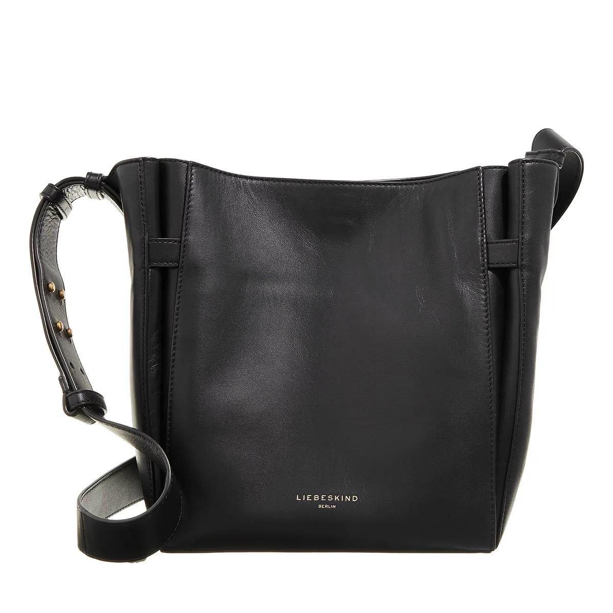 Liebeskind Berlin Hobo Bag - Hilla Kodiaq Sheep - Gr. unisize - in Schwarz - für Damen