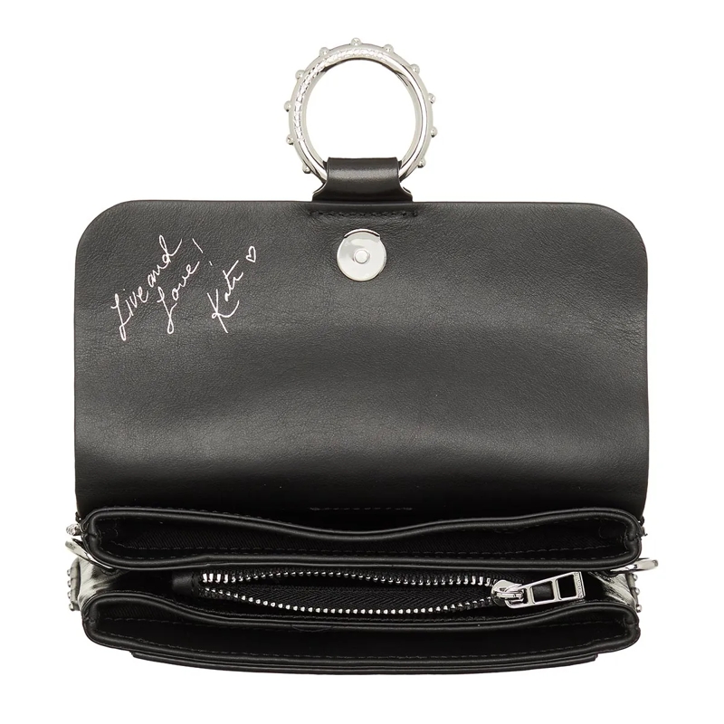 Zadig & Voltaire Wallet On A Chain Kate Wallet Vintage Patent Black(Image 5)