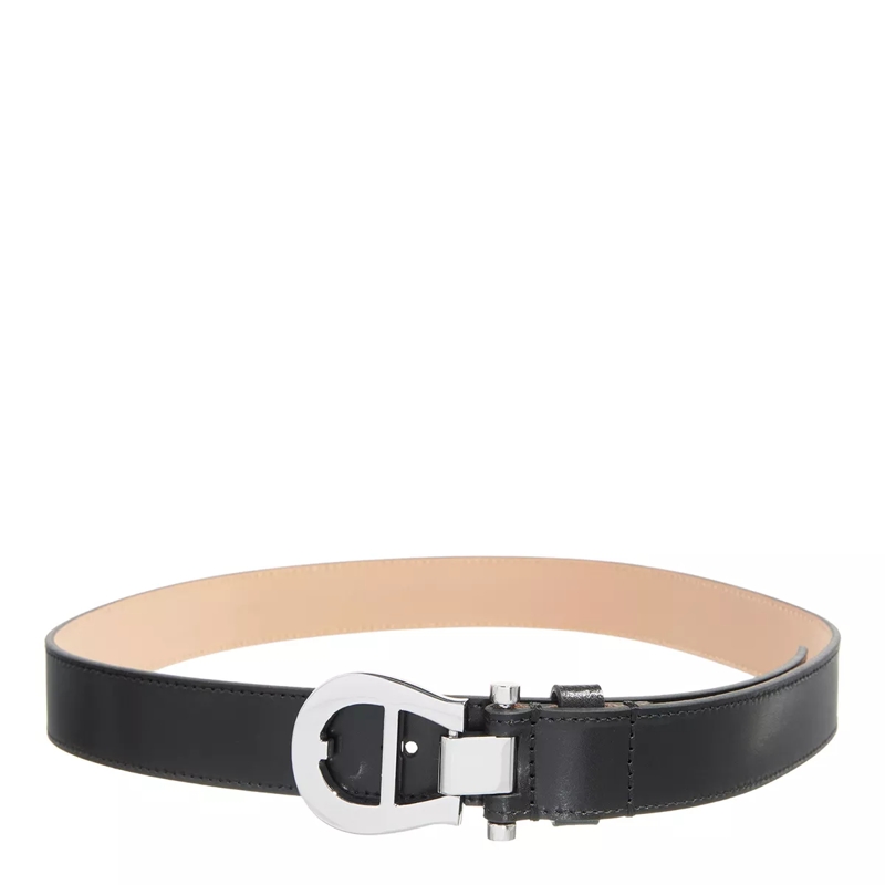 AIGNER Ledergürtel Logo Black(Image 3)