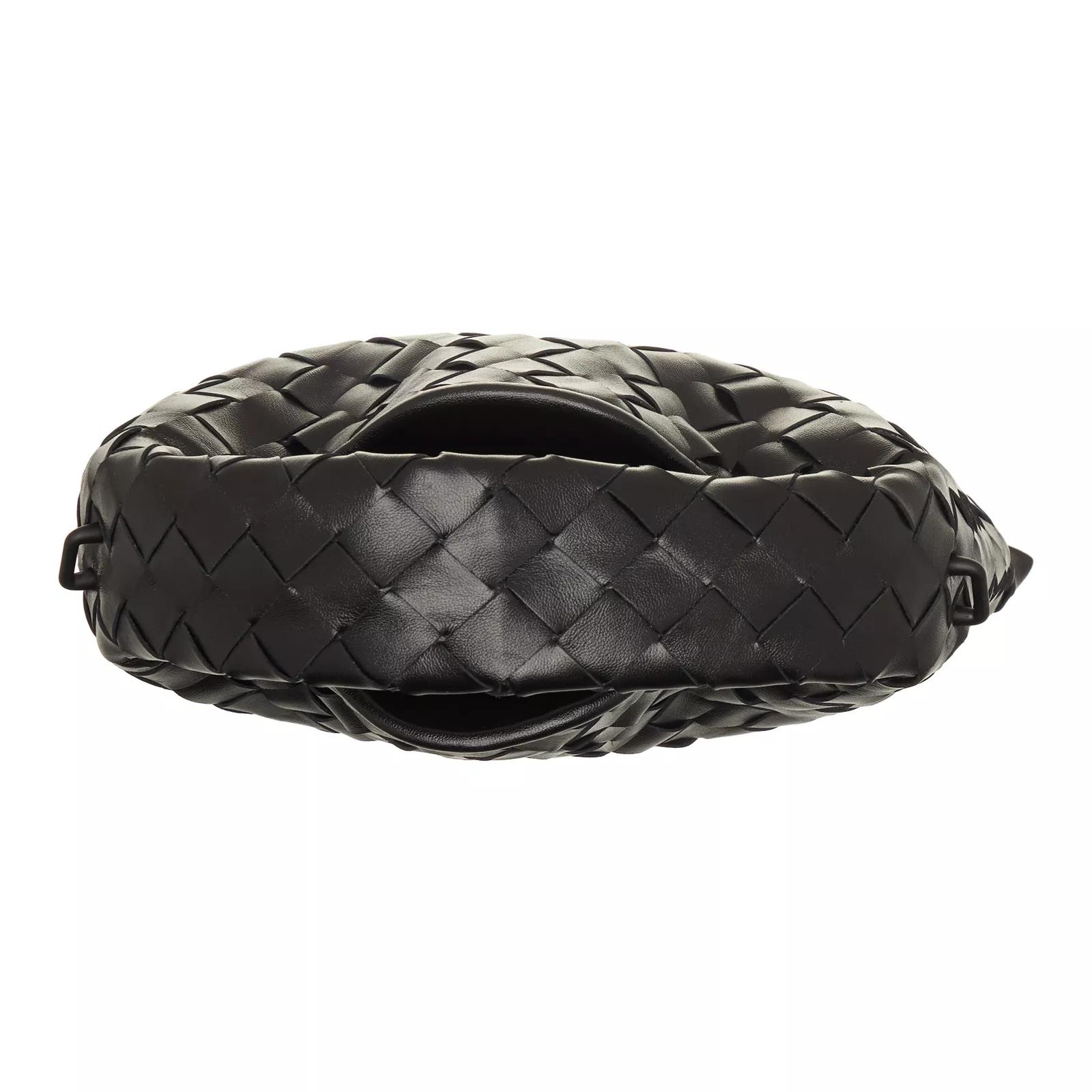 Bottega Veneta Handbag Leather Black-M Brass-Black | Crossbody Bag